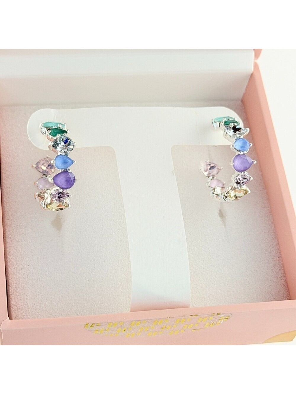 Bomb Party Jewel Candy 'Luxe Path Found" Santorini Bloom on Silver Plating